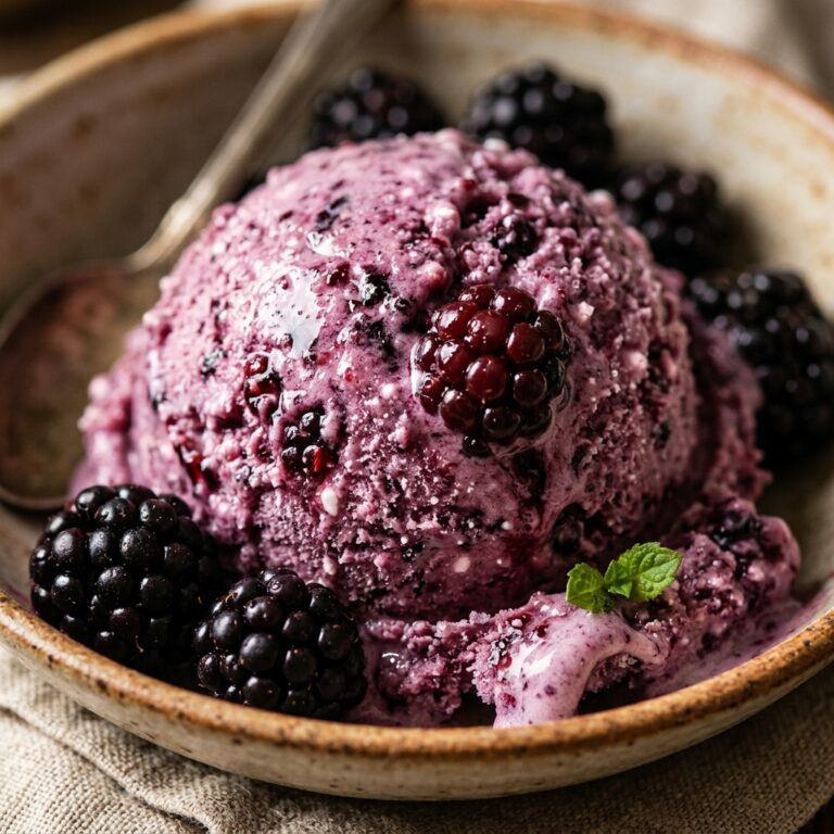 Blackberry Protein Ice Cream Cottage Cheese