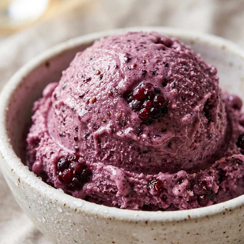 Blackberry Protein Ice Cream Cottage Cheese