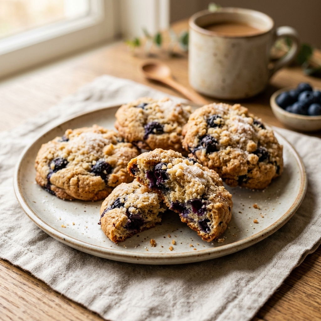 Blueberry Muffin Cookies