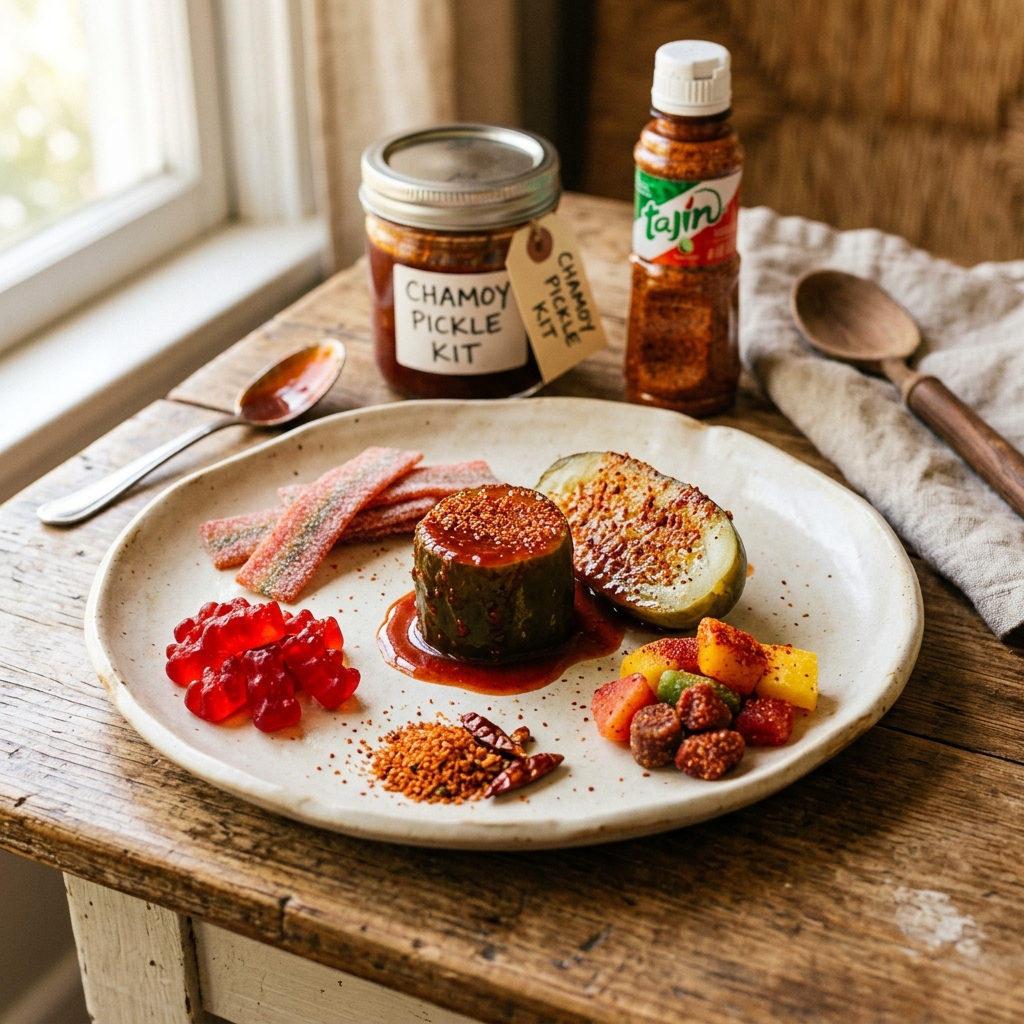 Chamoy Pickle Kit Tajin Candy
