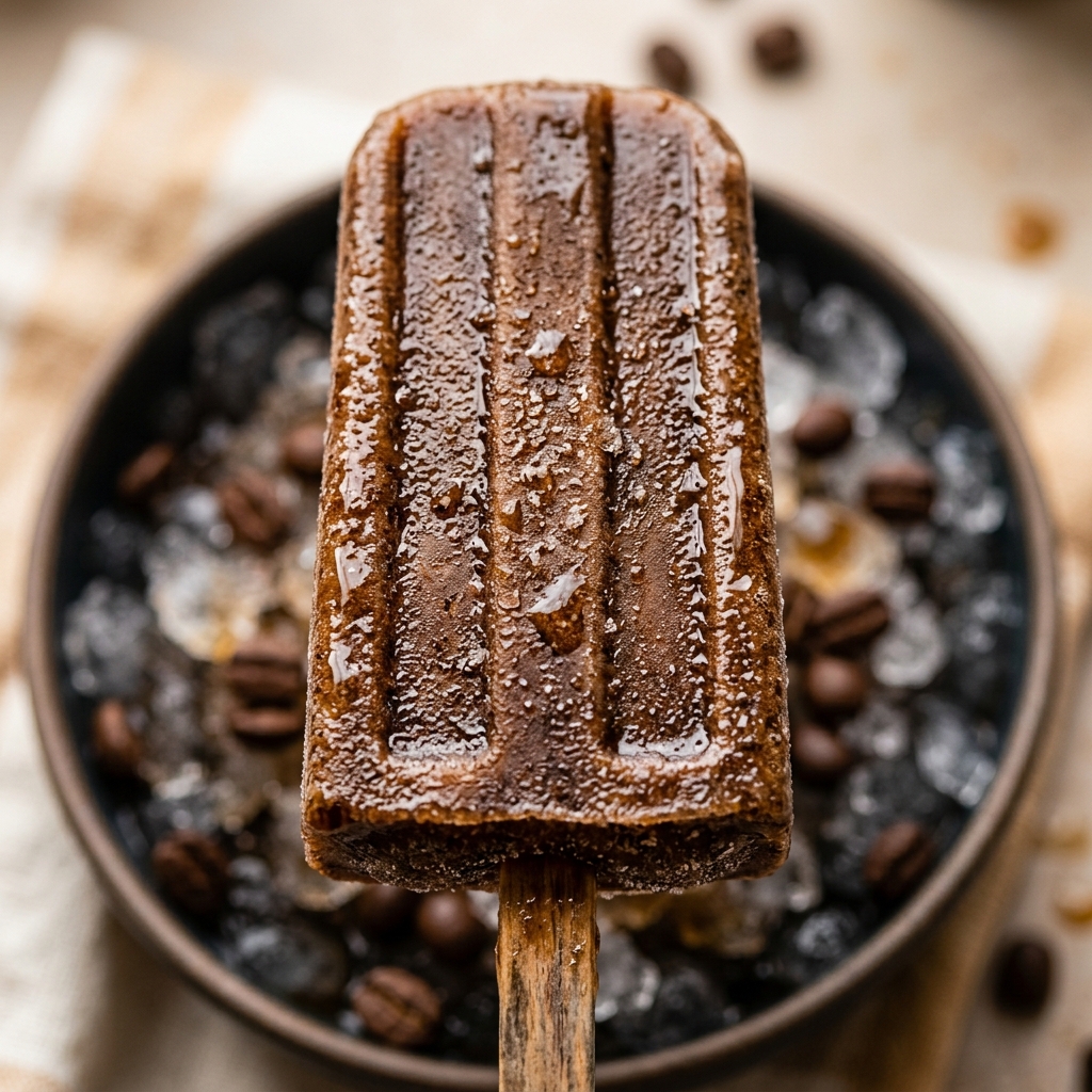 Coffee Cream Popsicles 2-Ingredient