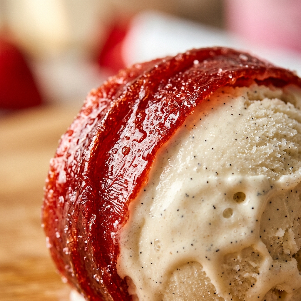 Fruit Roll-Up Ice Cream Hack