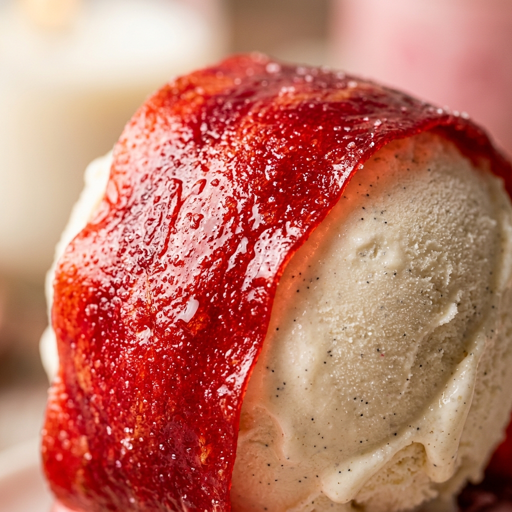Fruit Roll-Up Ice Cream Hack