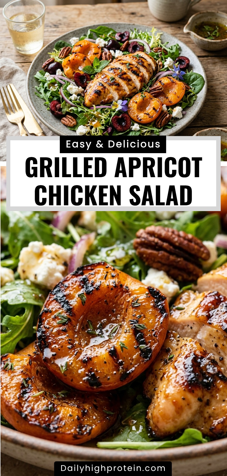 Grilled Apricot Chicken Salad