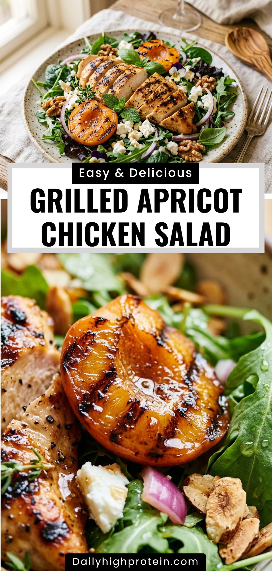 Grilled Apricot Chicken Salad