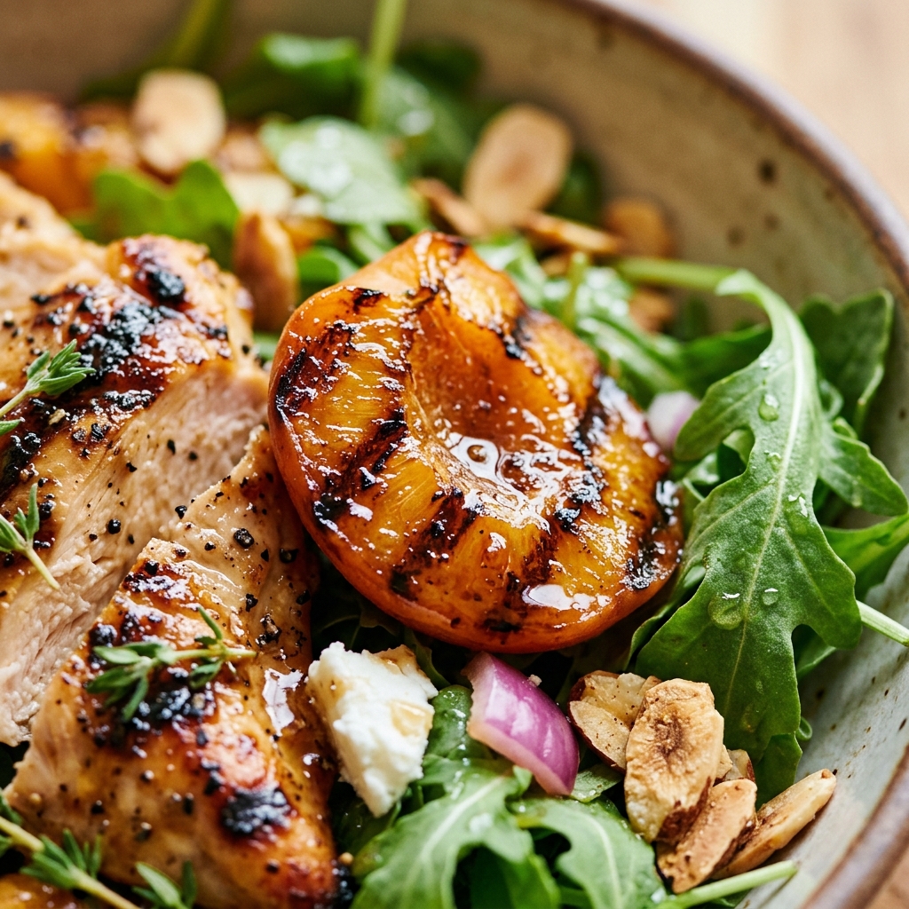 Grilled Apricot Chicken Salad