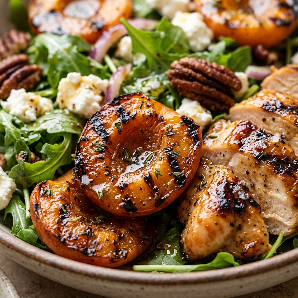 Grilled Apricot Chicken Salad
