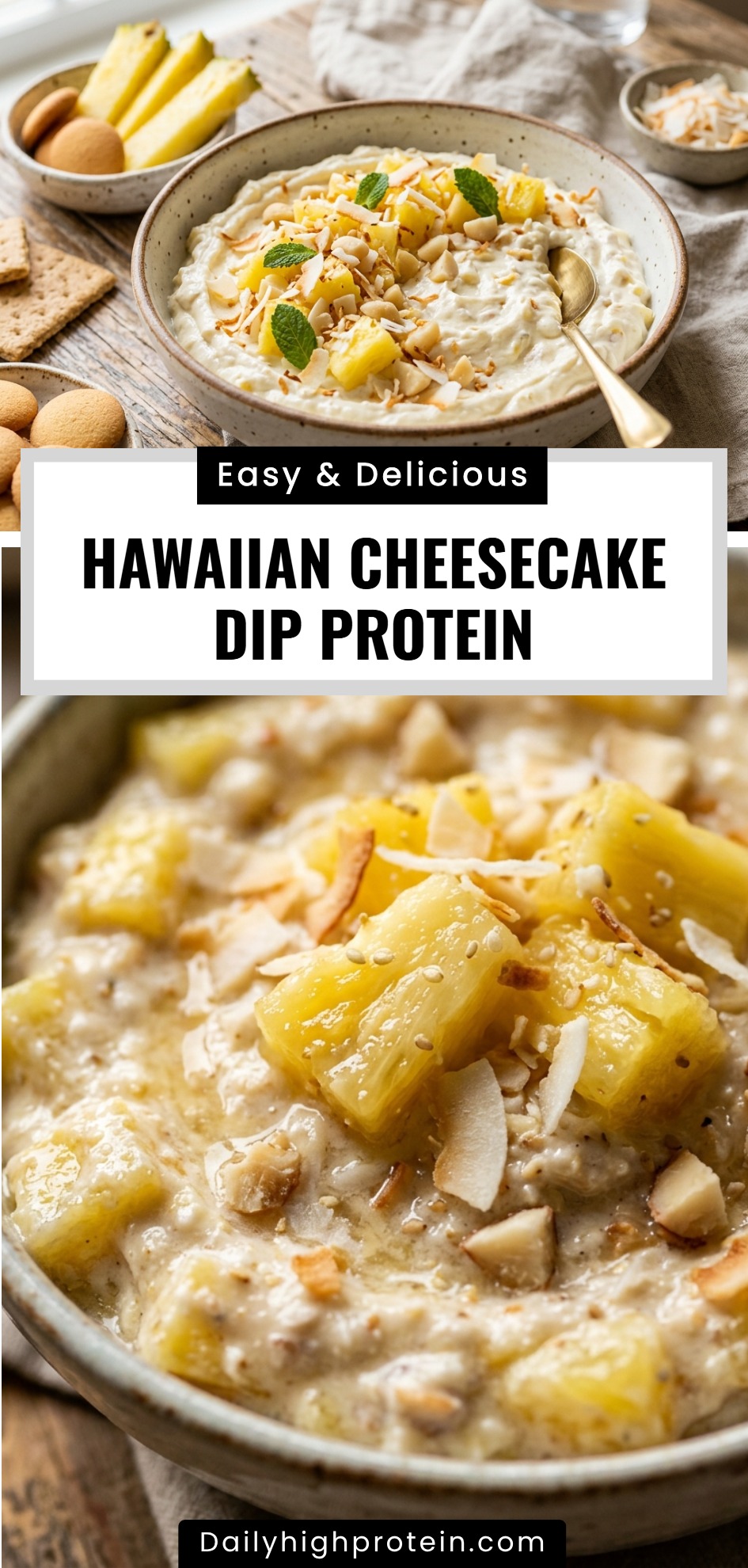 Hawaiian Cheesecake Dip Protein