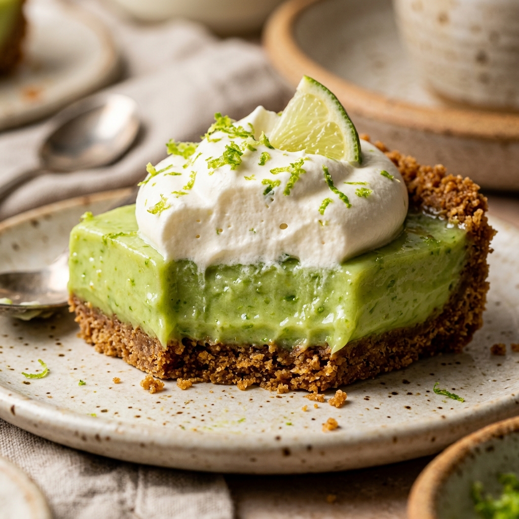Key Lime Pie Bars No-Bake