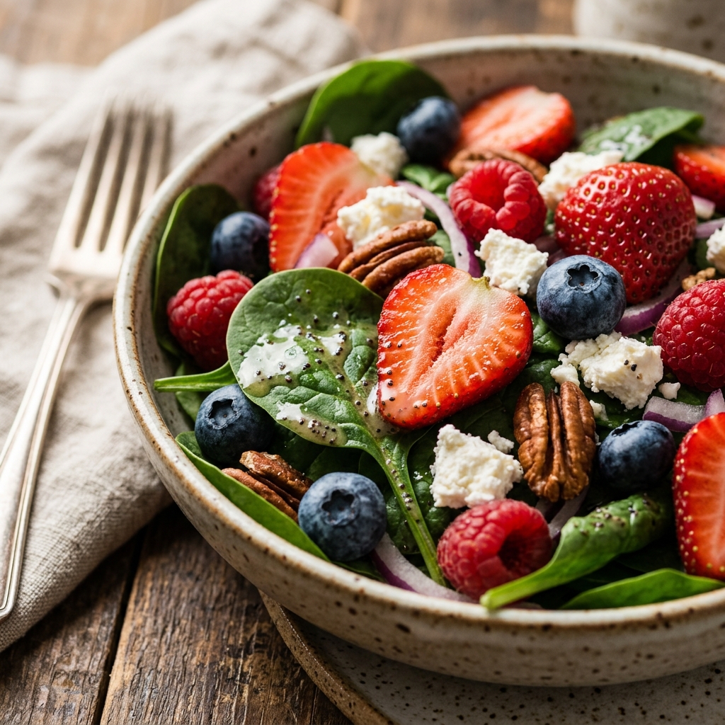 Berry Spinach Salad zoom