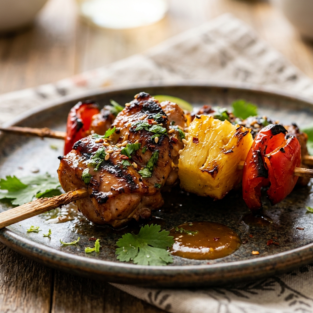 Tropical Chicken Skewers zoom