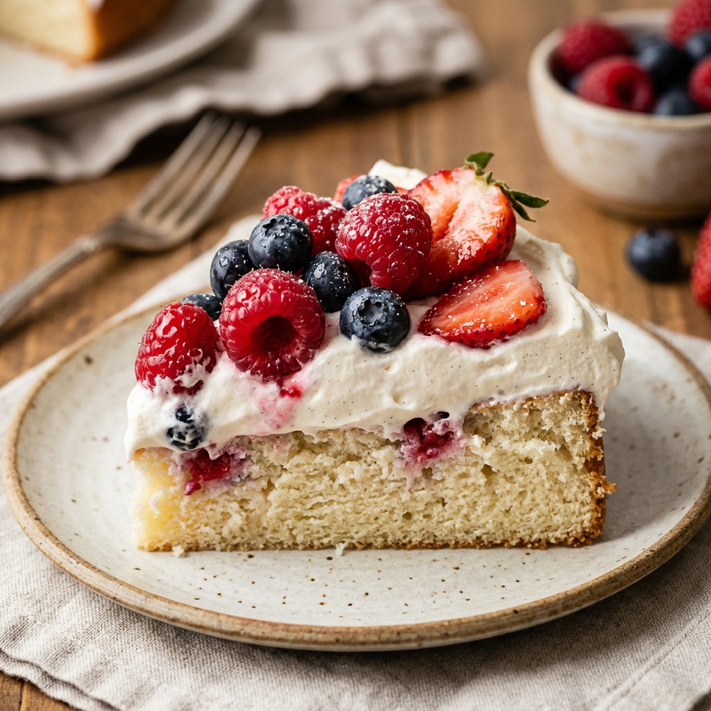 Copycat Whole Foods Berry Chantilly Cake zoom