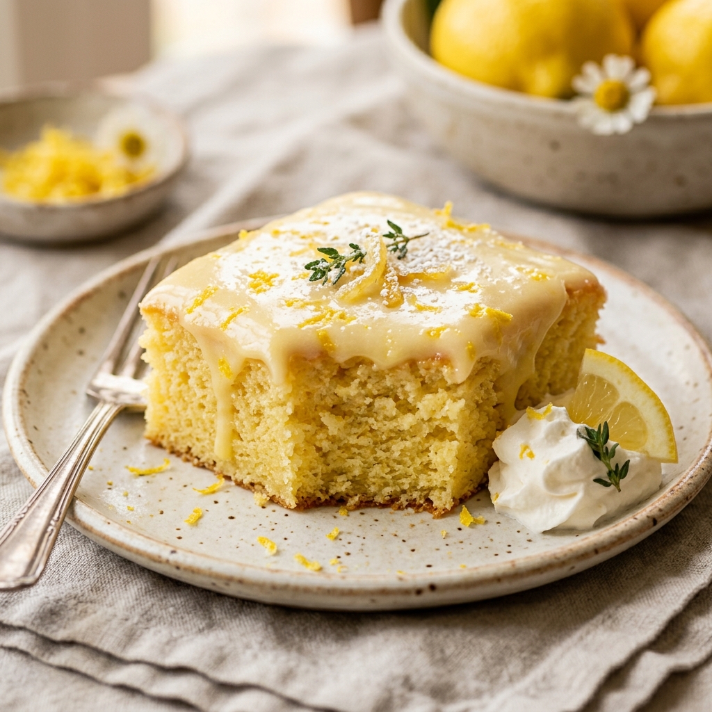 Lemon Texas Sheet Cake zoom