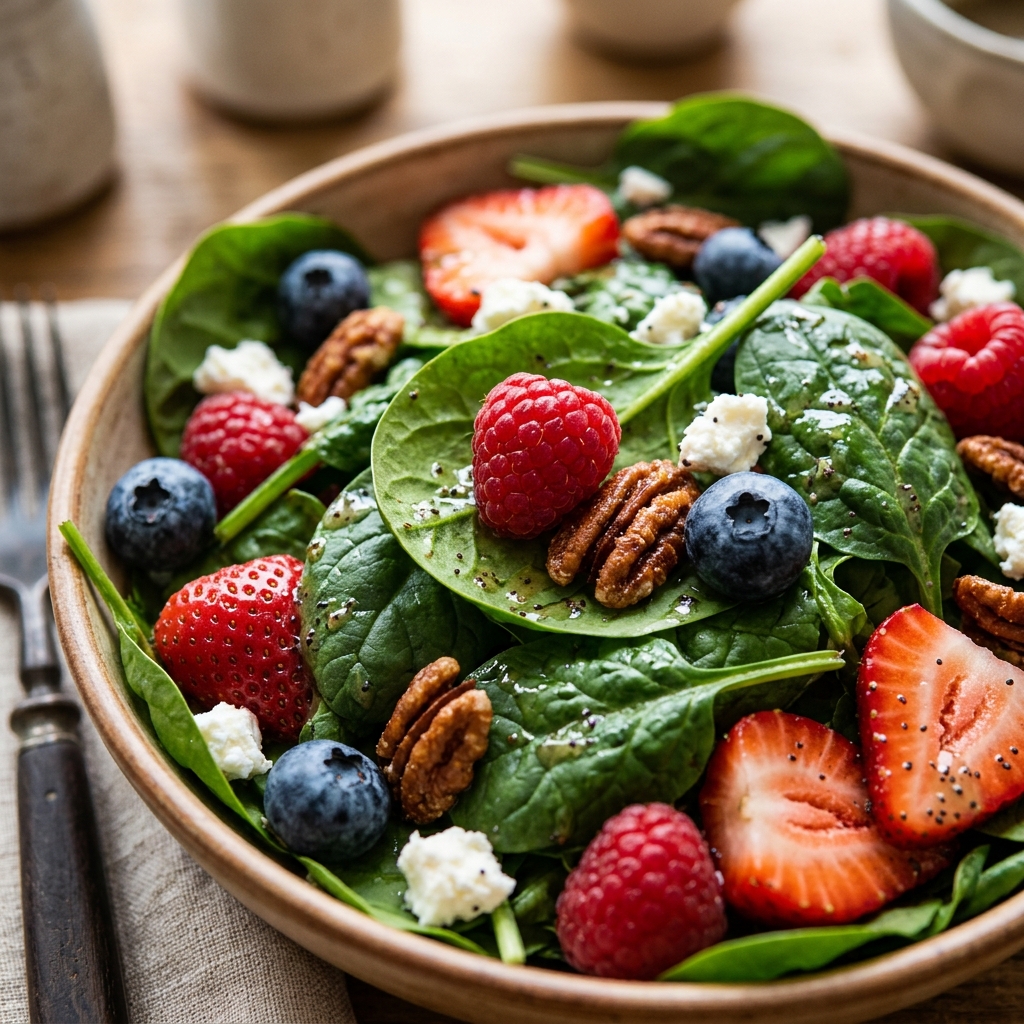 Berry Spinach Salad zoom