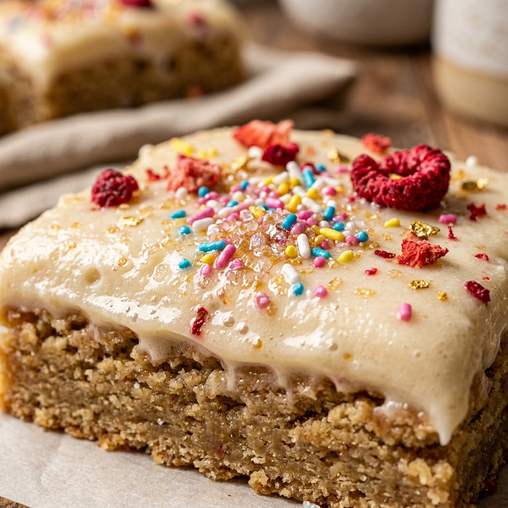 Protein Sugar Cookie Bars Summer