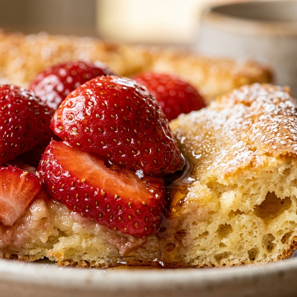Sheet Pan Pancakes Strawberry