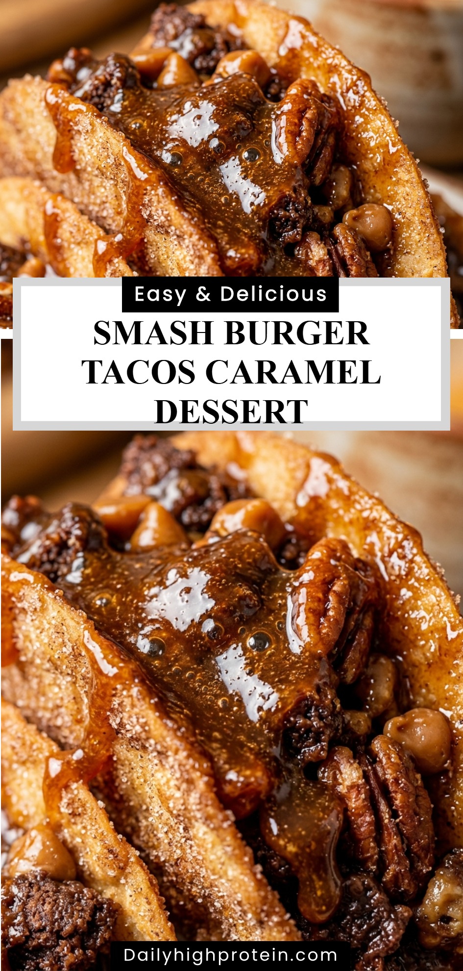 Smash Burger Tacos Caramel Dessert