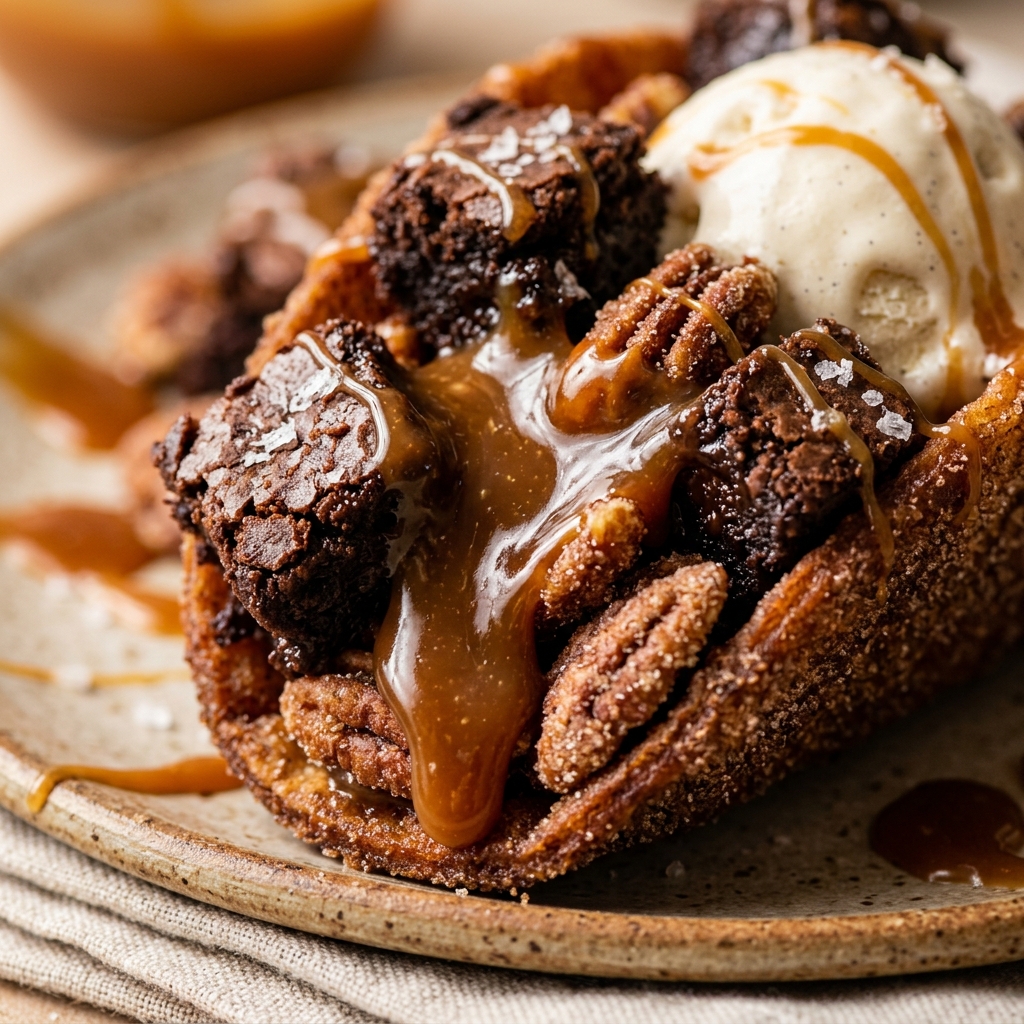 Smash Burger Tacos Caramel Dessert