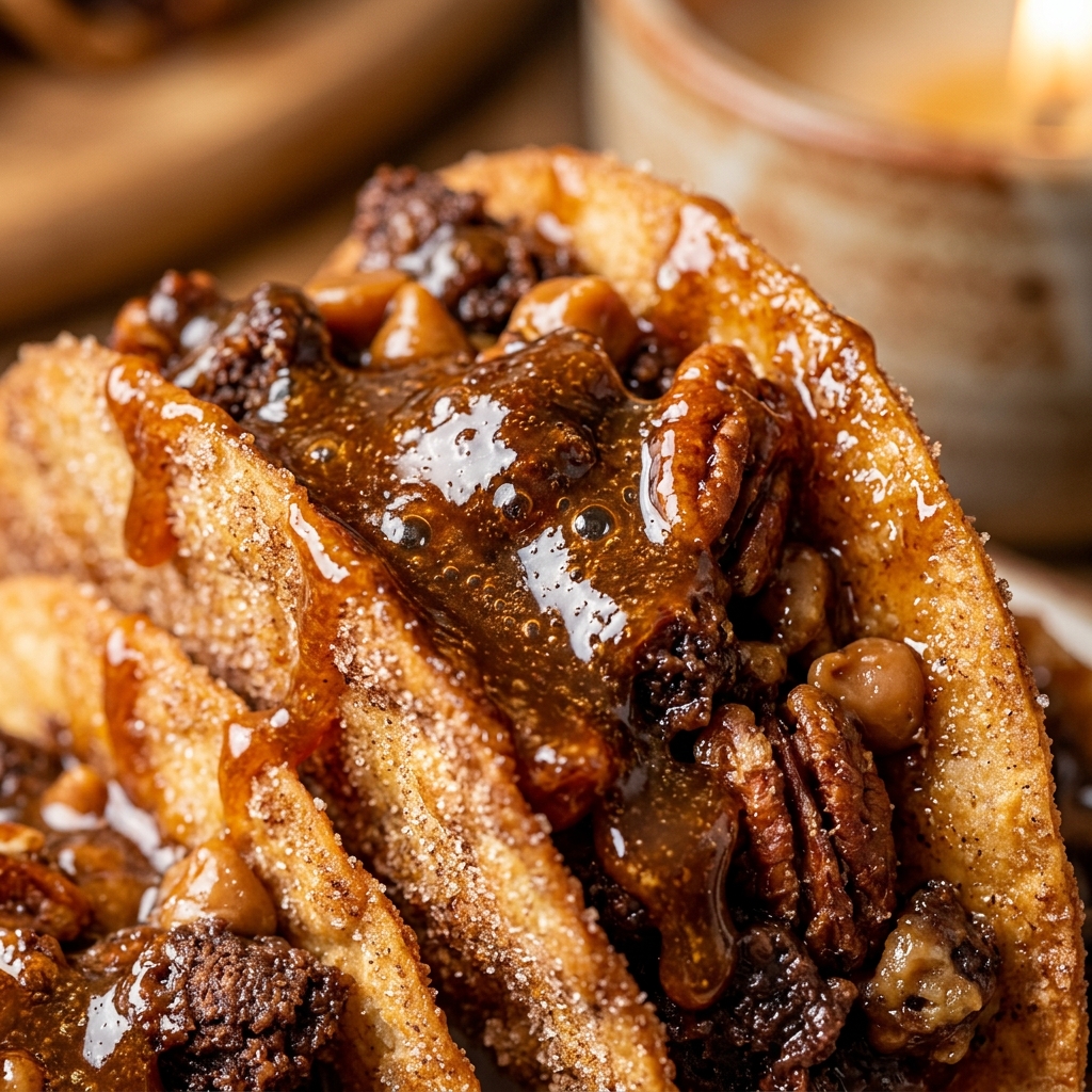 Smash Burger Tacos Caramel Dessert