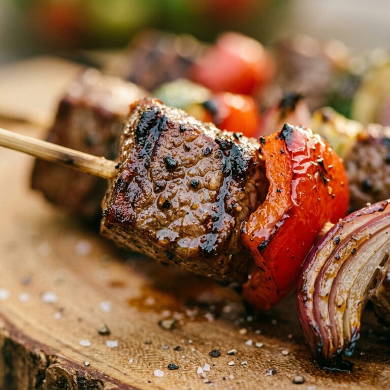 Summer Grilling Steak Kabobs 52g Protein
