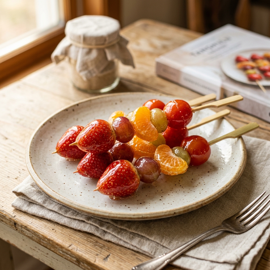 Tanghulu Candied Fruit Skewers