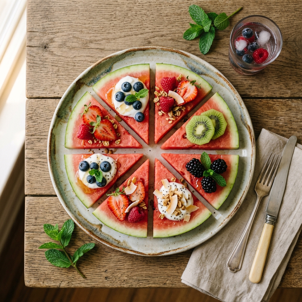 Watermelon Pizza Fruit Board