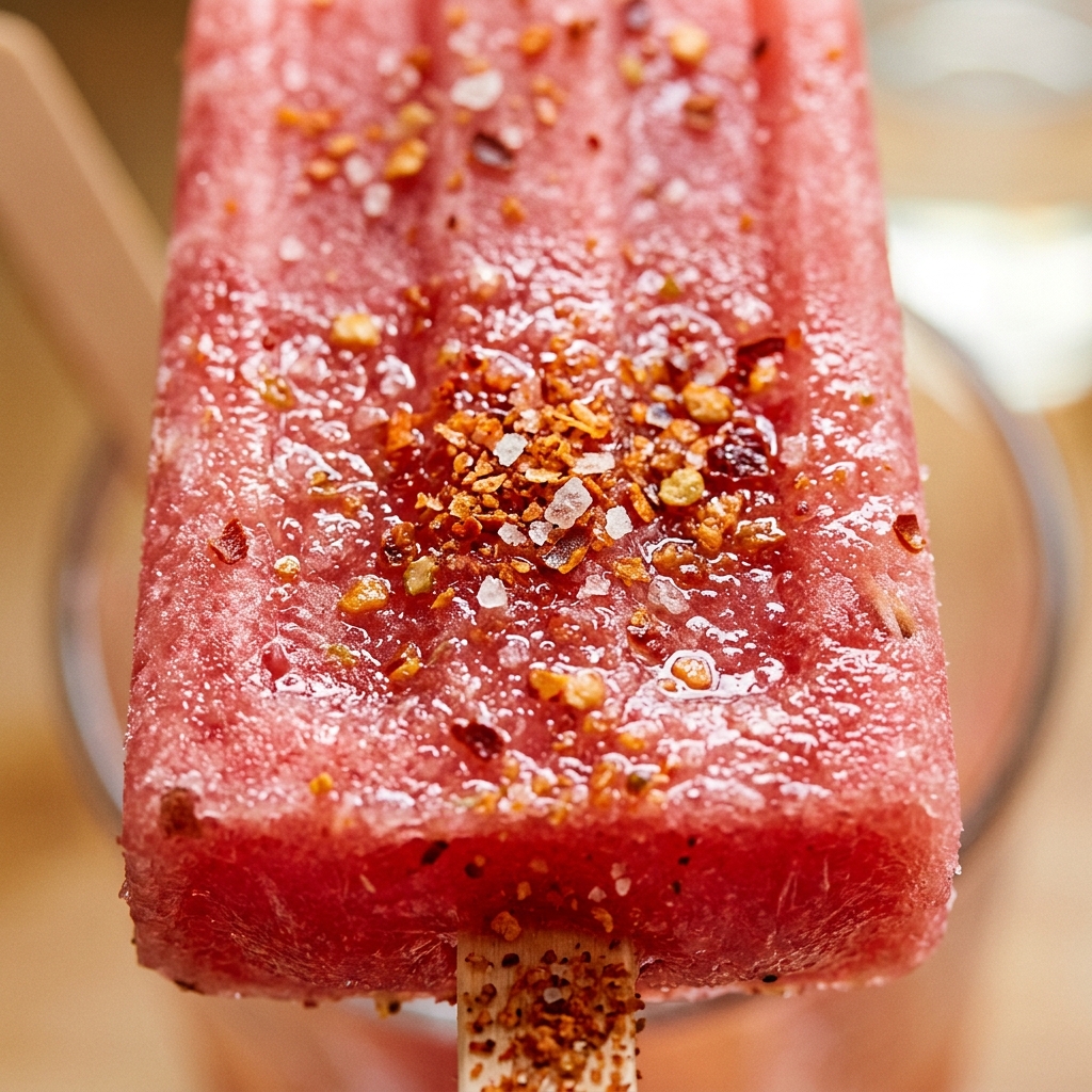 Watermelon Popsicles Tajin